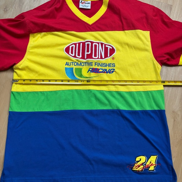 Vintage NASCAR Jeff Gordon Color Block Racing Tee - Picture 8 of 9